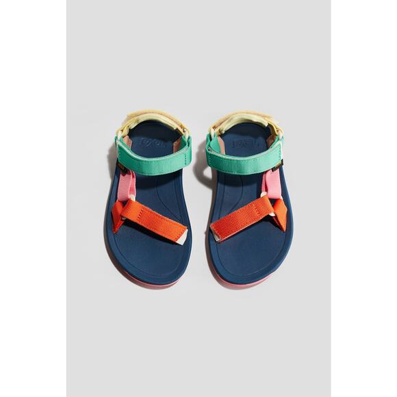 Teva Rainbow Multicolor C Hurricane XLT 2 Velcro Strappy Sandals - Youth 10 - Picture 9 of 9